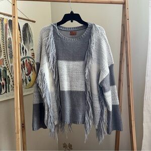 Boho Fringe Sweater